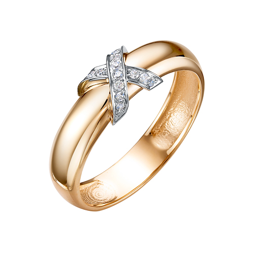 Кольцо, золото, бриллиант, К112-7109